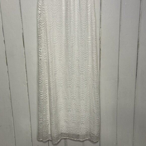 Lilly Pulitzer Parigi Elbow Sleeve Size Small Resort White Lace Maxi Dress NWT - Picture 7 of 9